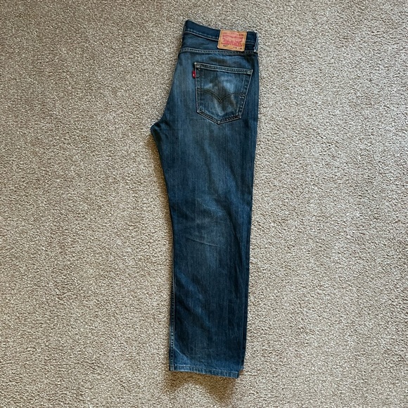 Mens Levi’s 514 Denim Jeans, Pre-Worn in very good shape - size W36 X L30 - Picture 4 of 13